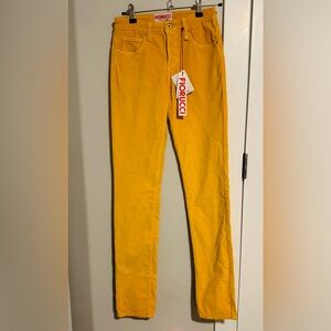 Fiorucci Yellow Chinos Vibrant Cotton Casuals